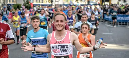 Winston's Wish runner, Matt Graveling