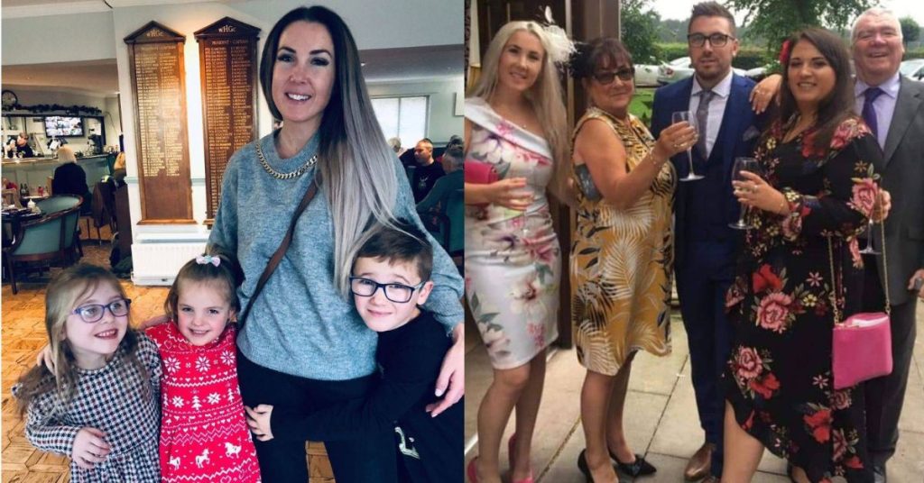 James with his family and sister who he is running 1,000 miles in memory of her